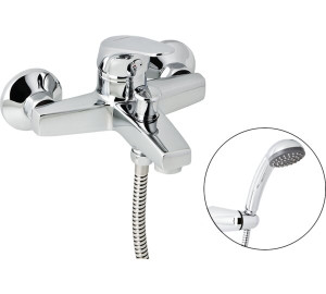 Monomando de baño con kit Cromado Ge2